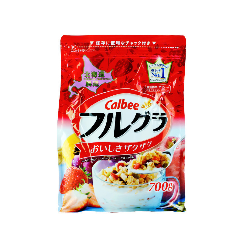 卡乐比（Calbee）即食麦片 经典原味富果乐 700g/袋 谷物早餐 方便速食 进口食品 日本进口
